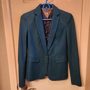 Massimo Dutti Teal Blazer